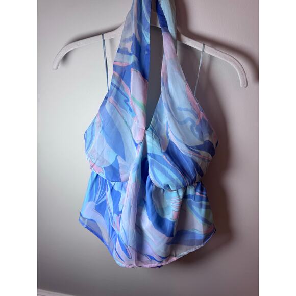 French connection geometric print pastel flowy halter top
Size 8 - Picture 11 of 11